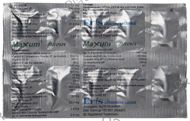 Maxum Tablet 10s