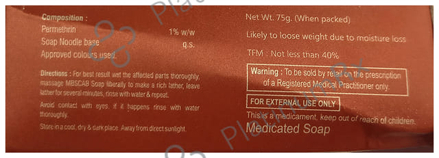 Mbscab Soap 75gm