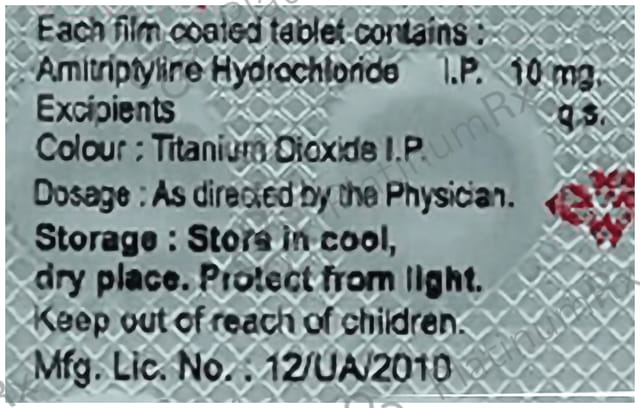 Amitrip 10mg Tablet 10s