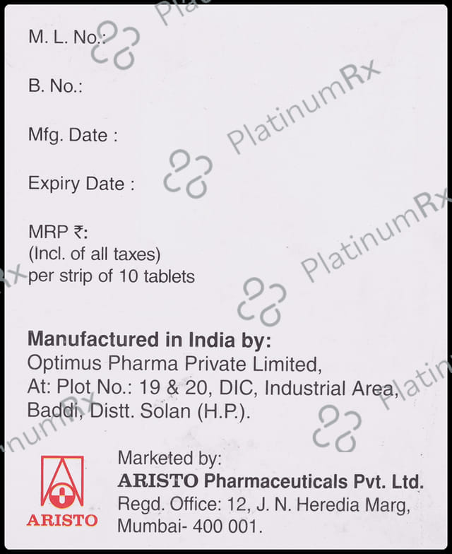 Gifaxin 550mg Tablet 10s
