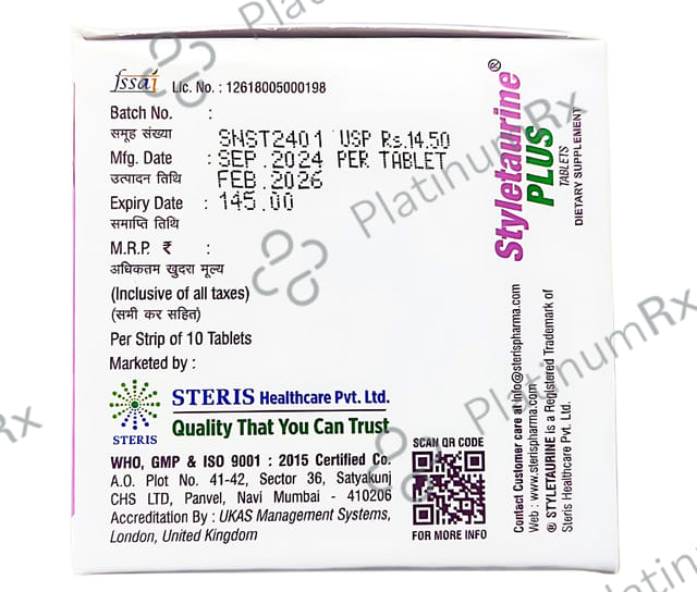 Styletaurine Plus Tablet 10s