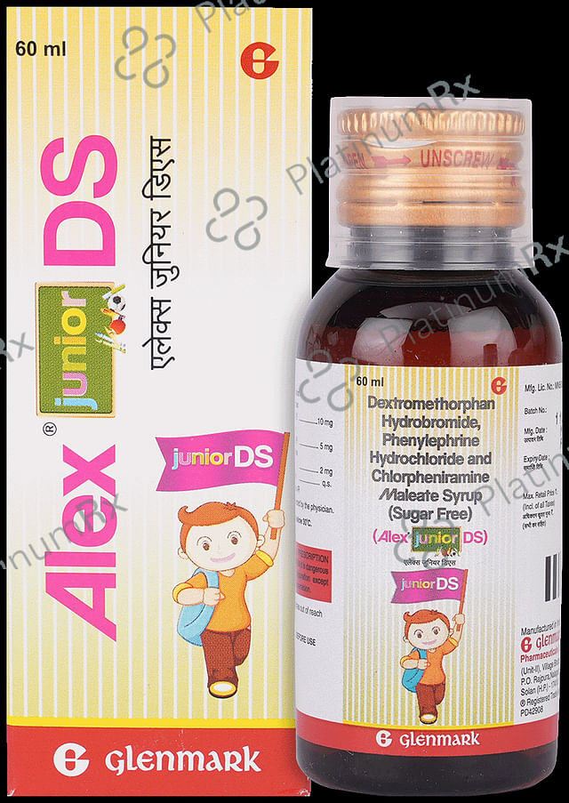 Alex Junior DS 2/10/5mg Syrup 60ml