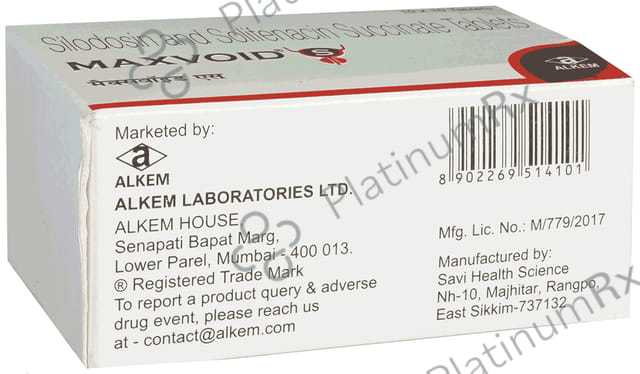 Maxvoid S 8/5mg Tablet 10s