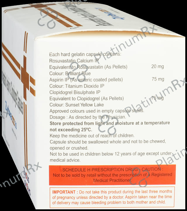 Zyrova Gold 20 Capsule 10s