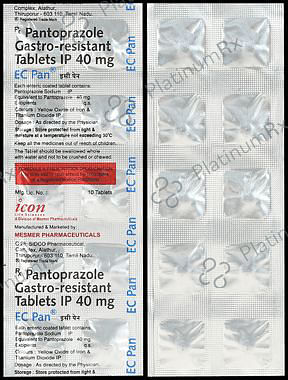 EC Pan 40mg Tablet 10s