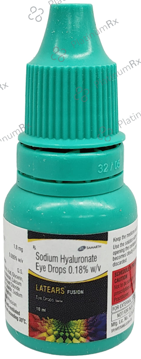 Latears 0.18% Fusion Eye Drop 10ml