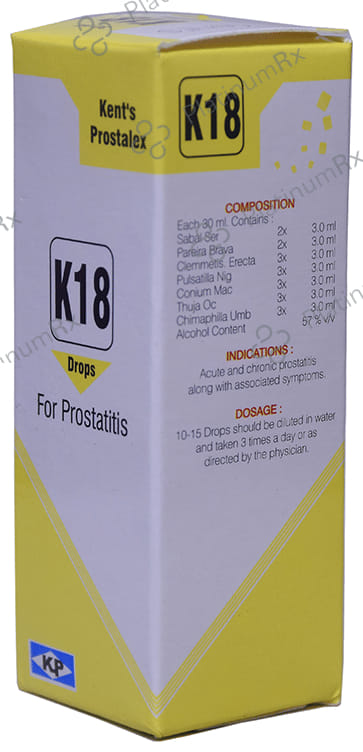 Kent's K18 Prostatitis Oral Drops
