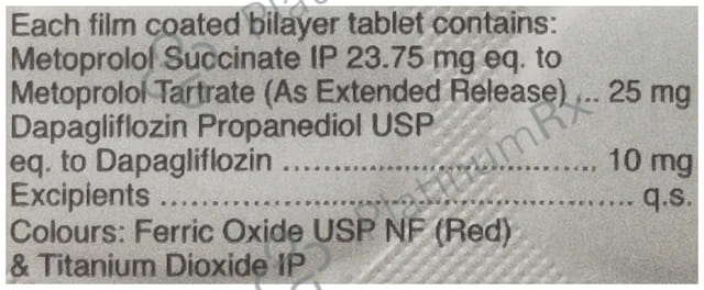 Metolar D 25/10mg Tablet 10s