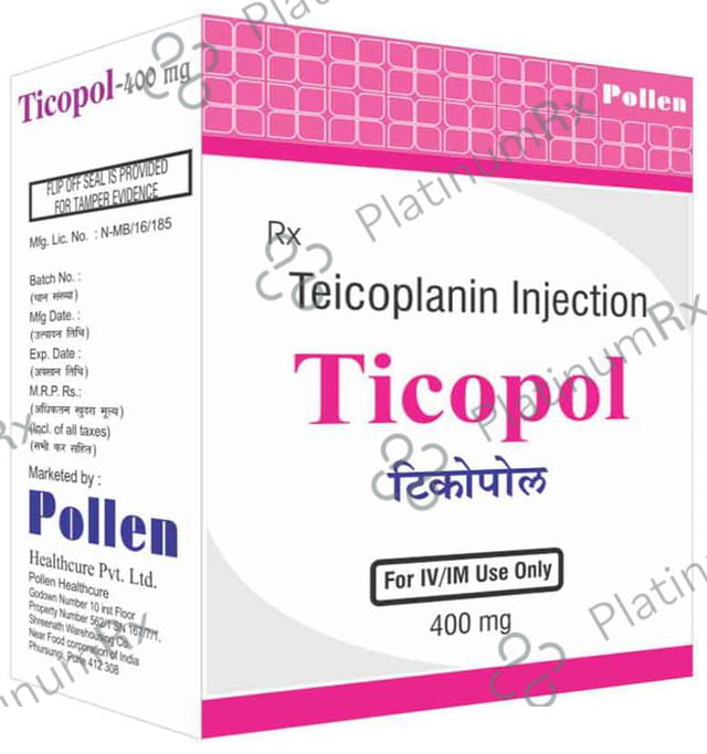 Ticopol 400mg Powder for Injection 1s