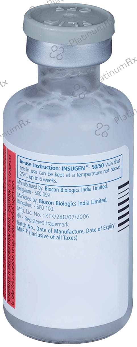 Insugen 50/50 100IU Injection 10ml