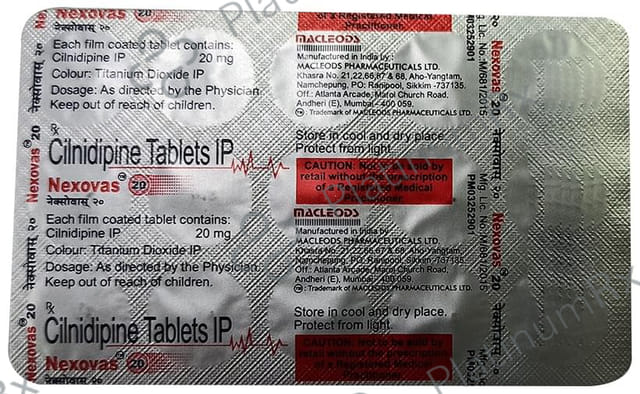 Nexovas 20mg Tablet 15s