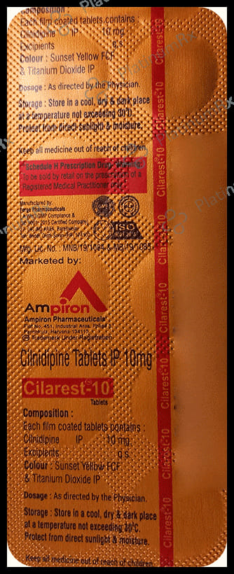 Cilarest 10 Tablet