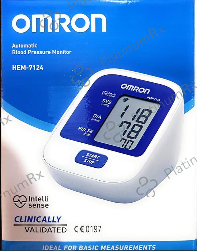 Omron HEM 7124 BP Monitor Device 1s