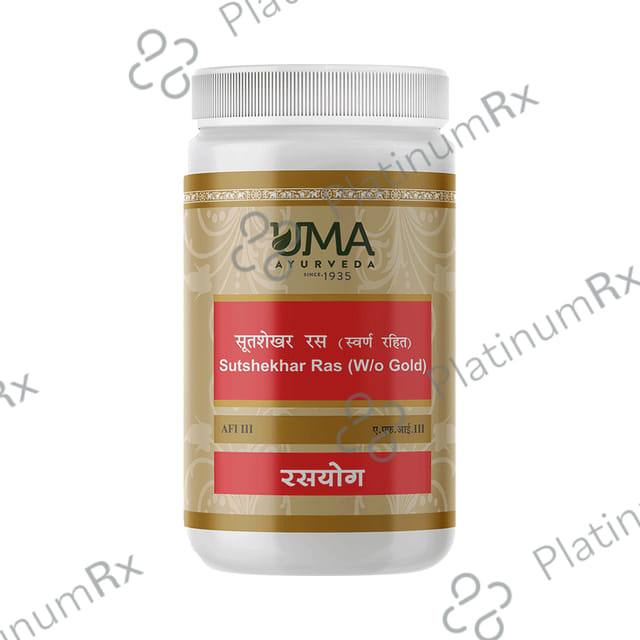 Uma Ayurveda Sutshekhar Ras (W/o Gold) Tablet 1000 tablets