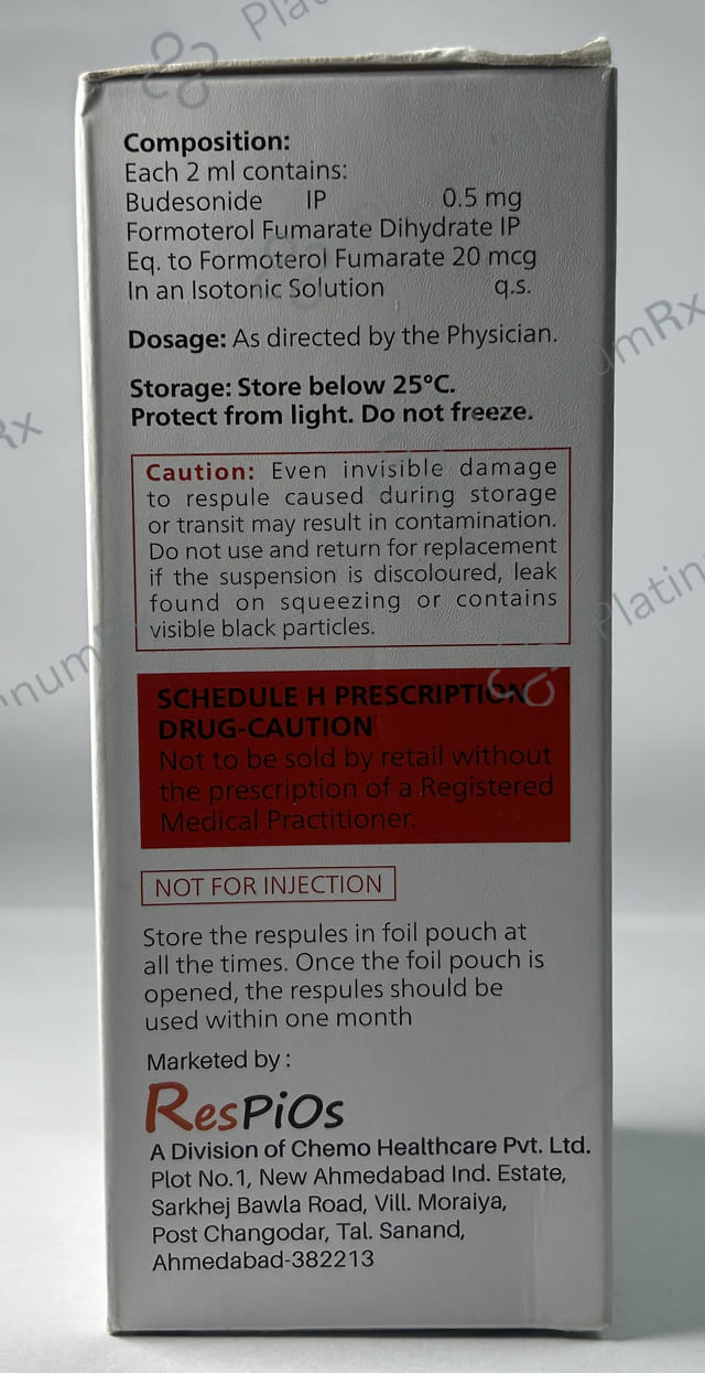 Budesine F 0.5mg Respule 5X2ml