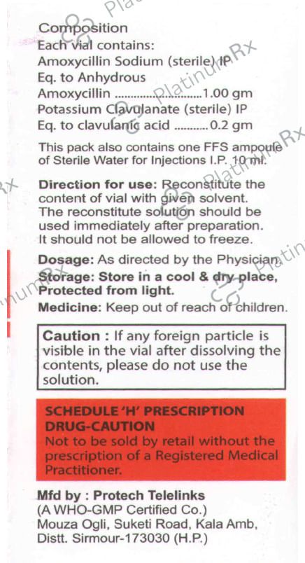 Amroclav 1.2 Injection