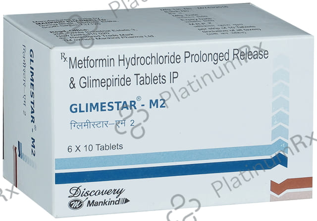 Glimestar M 2/500mg Tablet PR 10s