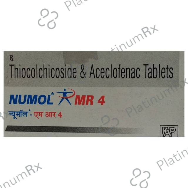 Numol MR 100/4mg Tablet 10s