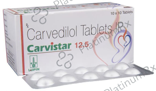 Carvistar 12.5mg Tablet 10s
