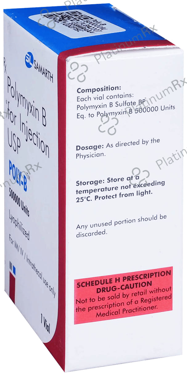 Poly B 500000IU Injection 1s