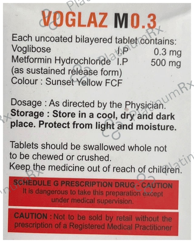 Voglaz M 0.3 Tablet SR 10s