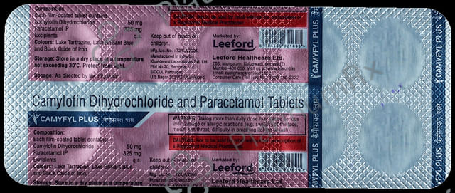 Camyfyl Plus 50mg/325mg Tablet