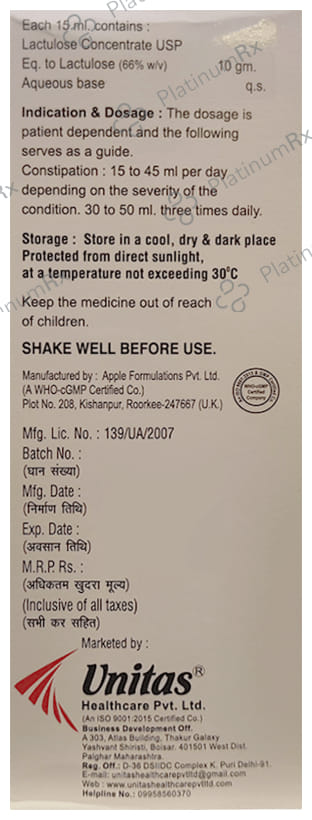 Lactofast 10000mg Sugar Free Oral Solution 200ml