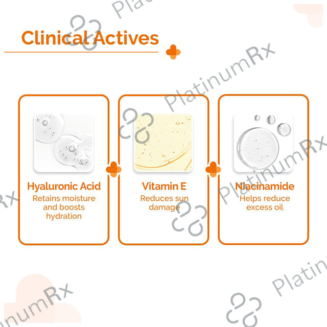The Derma Co 1% Hyaluronic Sunscreen SPF 50 Aqua Gel 50gm