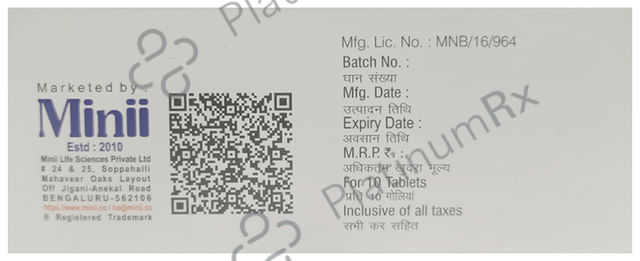 Mindclon 20mg Tablet 10s