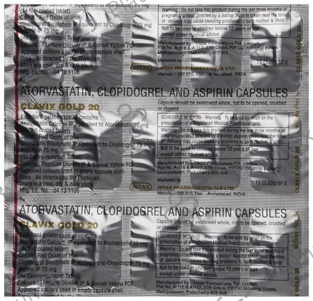 Clavix Gold 20 Capsule