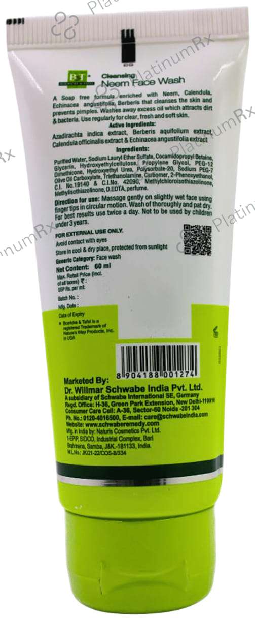 Boericke and Tafel Cleansing Neem Face Wash