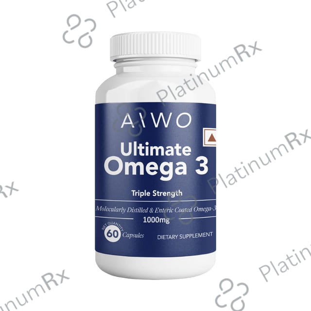 AIWO Ultimate Omega -3 Triple Strength 1000mg Capsule