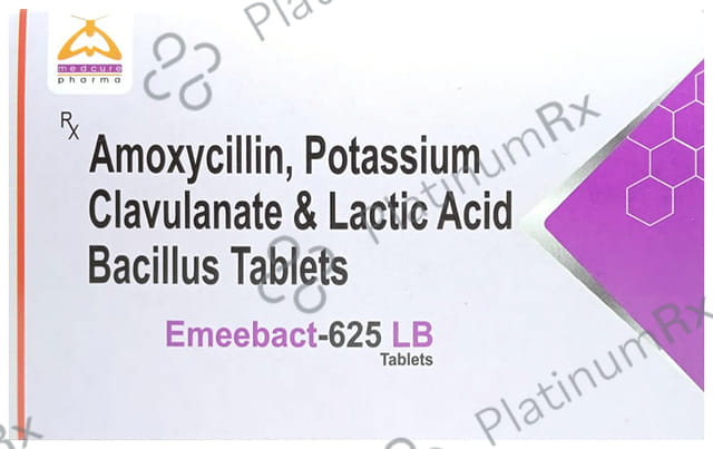 Emeebact LB 500mg/125mg Tablet