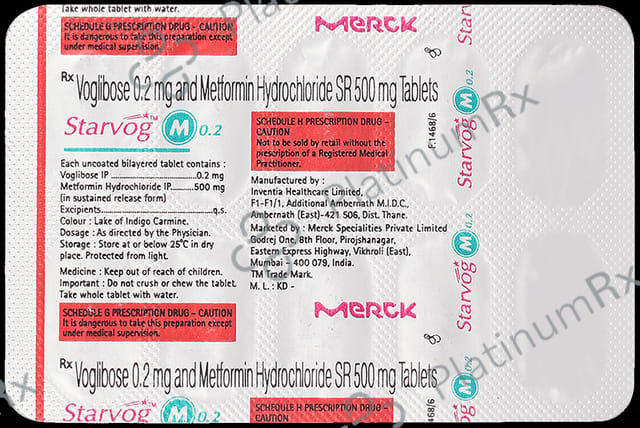 Starvog M 500/0.2mg Tablet SR 10s