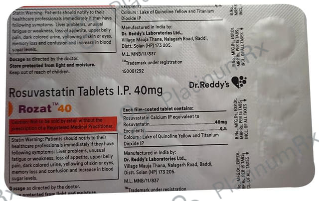 Rozat 40mg Tablet 15s