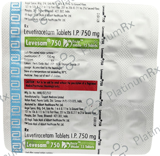 Levesam Eazy Glide 750mg Tablet 15s