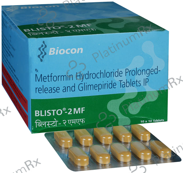 Blisto 2 MF 2/1000mg Tablet PR 15s