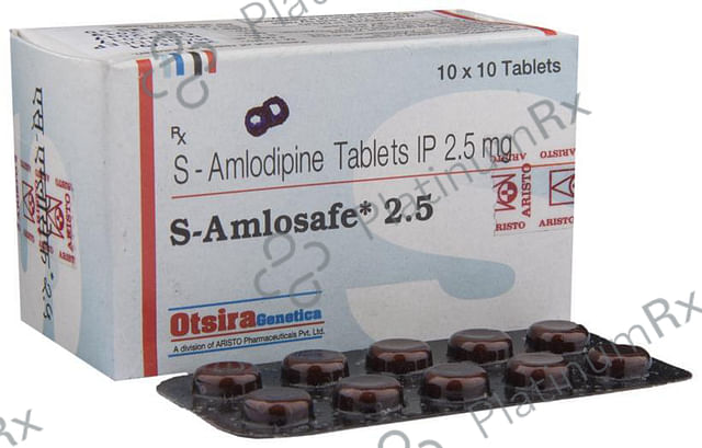 S Amlosafe 2.5mg Tablet 10s