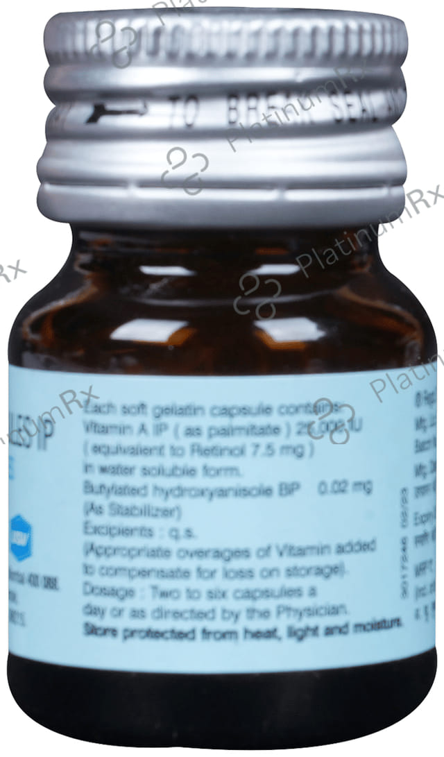 Aquasol A 25000IU Capsule 30s