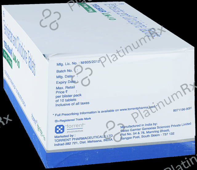Telsar LN 10 10/40mg Tablet 10s