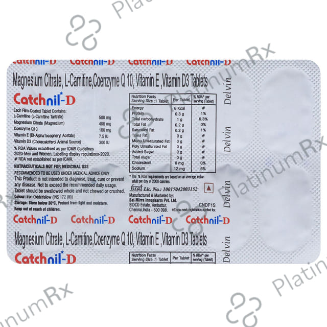 Catchnil D Tablet 10s