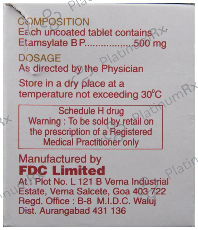 Ethasyl 500mg Tablet 10s