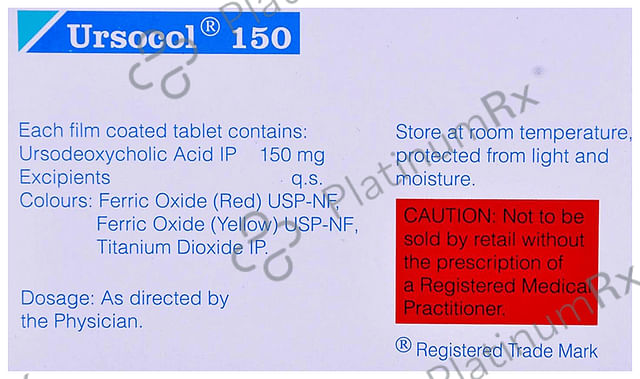 Ursocol 150mg Tablet 15s