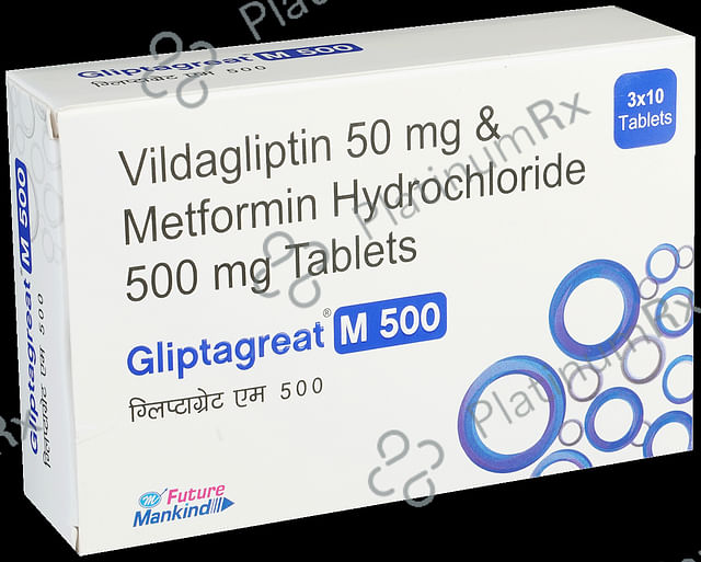 Gliptagreat M 500/50mg Tablet 10s