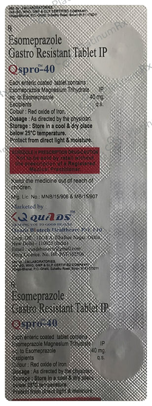 Qspro 40mg Tablet 10s