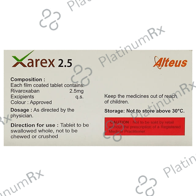 Xarex 2.5 Tablet