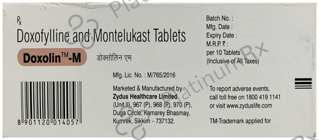Doxolin M 400/10mg Tablet 10s