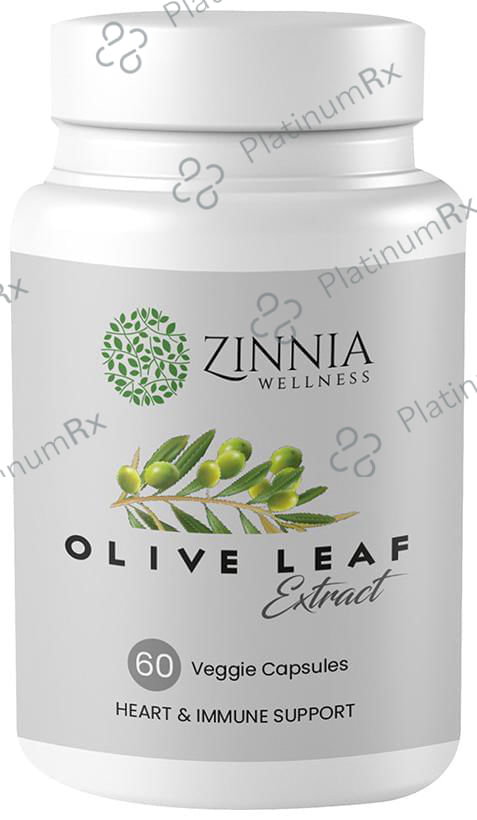 Zinnia Wellness Olive Leaf Extract Veggie Capsule