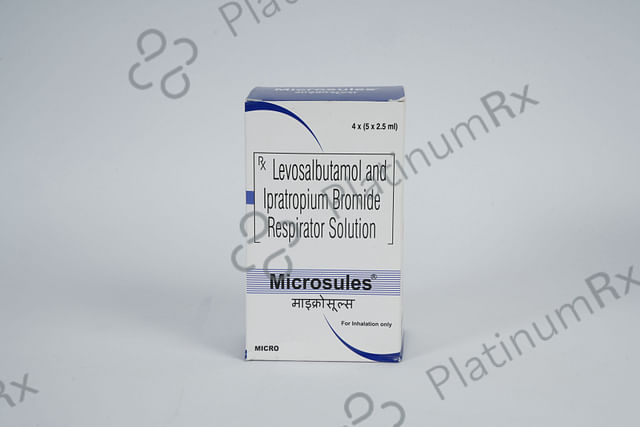 Microsules 500mcg/1.25mg Respules 2.5ml 5s