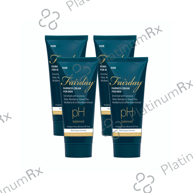 Fairday pH Balanced Fairness Cream for Men (50gm Each) 4 Tube